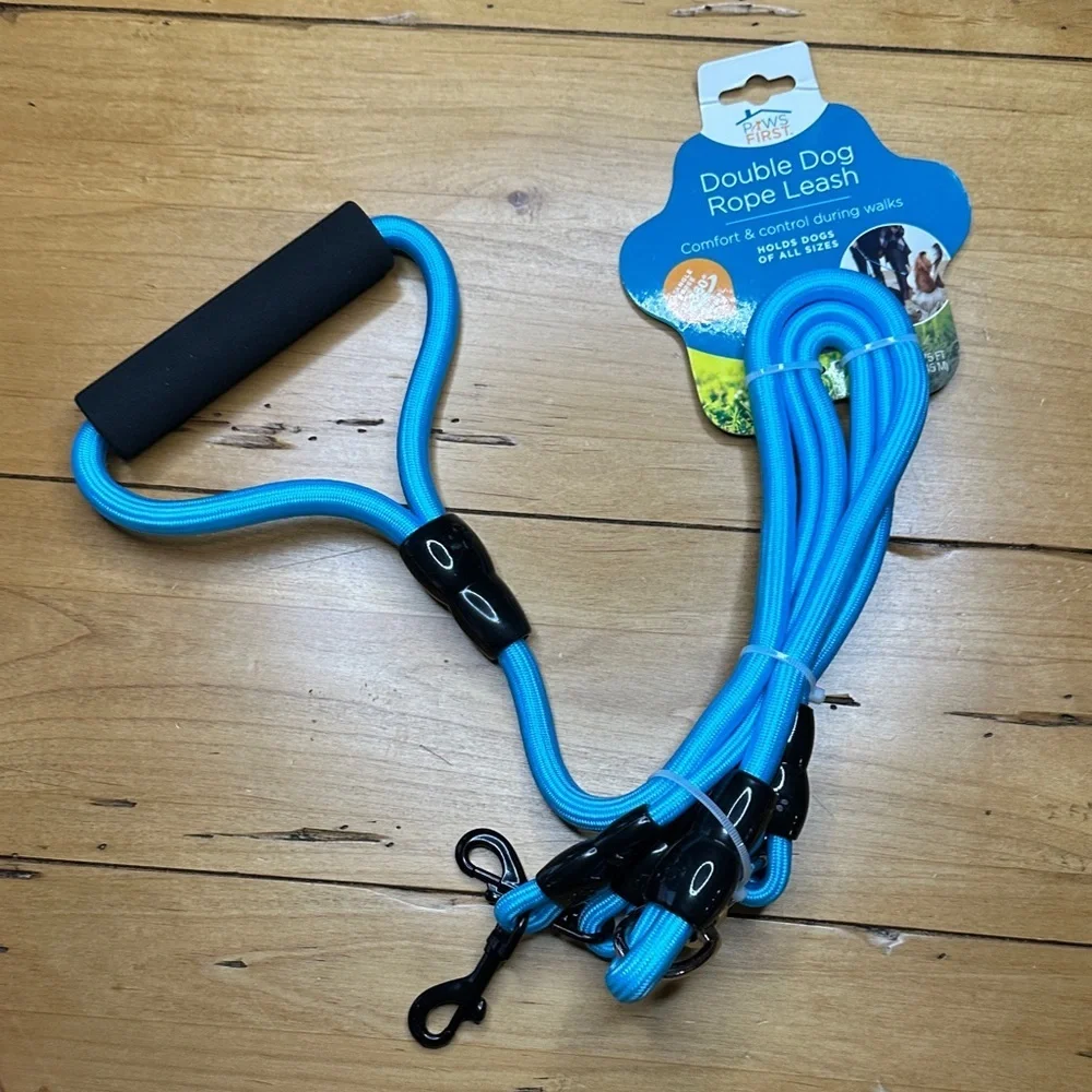 Paws First Double Rope Dog Leash